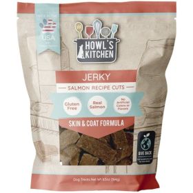 Howls Kitchen Salmon Jerky Cuts Skin and Coat Formula - 6.5 oz