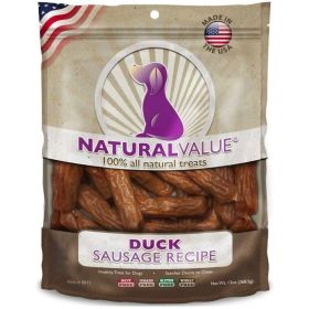 Loving Pets Natural Value Duck Sausages - 14 oz