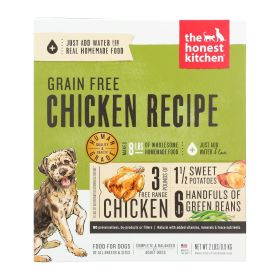 The Honest Kitchen Force - Grain Free Chicken Flavored Dog Food - Case Of 6 - 2 Lb.