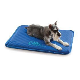 K & H Coolin' Comfort Bed Blue Medium 22 X 32 Inches