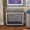 38 Inch Heavy-Duty Gray Dog Crate Furniture