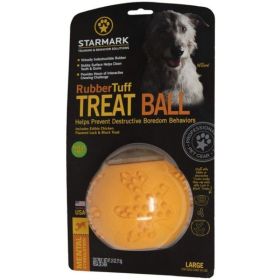 Starmark RubberTuff Treat Ball (size: large)