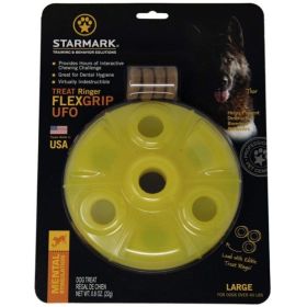 Starmark Flexgrip Ringer UFO Treat Toy (size: large)