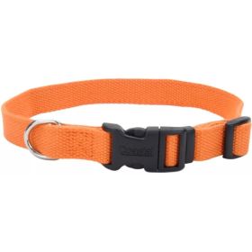 Coastal Pet New Earth Soy Adjustable Dog Collar Pumpkin Orange (size: 12-18"L x 3/4"W)