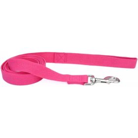 Coastal Pet New Earth Soy Dog Lead Fuchsia (size: 1" Wide)