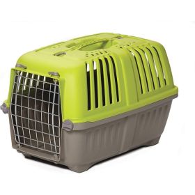 MidWest Spree Pet Carrier Green Plastic Dog Carrier (size: small)