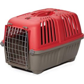 MidWest Spree Pet Carrier Red Plastic Dog Carrier (size: small)