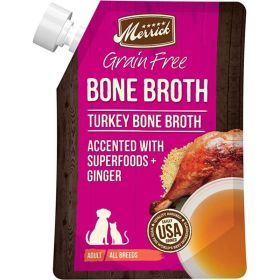 Merrick Grain Free Bone Broth Turkey Recipe (size: 16 oz)