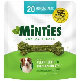 Sergeants Minties Dental Treats (size: Dogs Medium Large - 20 count)