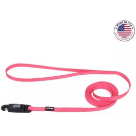 Li'l Pals Nylon Lead 6' Long x 5/16" Wide (Color: Neon Pink)