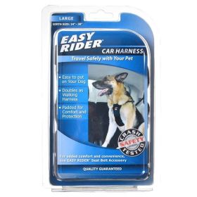 Coastal Pet Easy Rider Car Harness - Black (size: large)