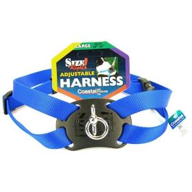 Coastal Pet Size Right Nylon Adjustable Harness - Blue (size: large)