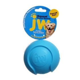 JW Pet iSqueak Bouncing Baseball Rubber Dog Toy (size: Large 4")