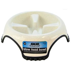 JW Pet Skid Stop Slow Feed Bowl (size: Large 5 cups)