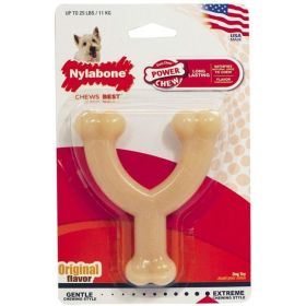 Nylabone Dura Chew Wishbone - Original Flavor (size: Regular)