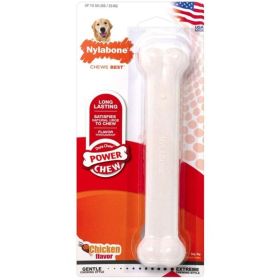 Nylabone Dura Chew Smooth White Dog Bone - Chicken Flavor (size: Giant)