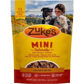 Zukes Mini Naturals Dog Treat - Roasted Chicken Recipe (size: 1 lb)