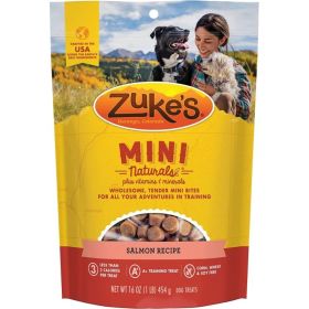 Zukes Mini Naturals Dog Treat - Savory Salmon Recipe (size: 1 lb)