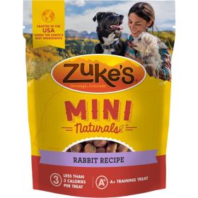 Zukes Mini Naturals Dog Treat - Wild Rabbit Recipe (size: 1 lb)