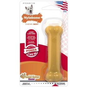 Nylabone Dura Chew Dog Bone - Peanut Butter Flavor (size: Regular)