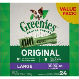 Greenies Large Dental Dog Treats (size: 24 ct)