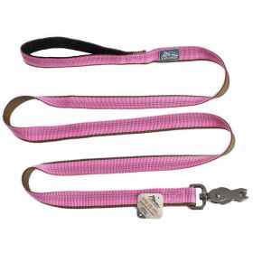 K9 Explorer Reflective Leash with Scissor Snap - Rosebud (size: 6' Long x 1" Wide)