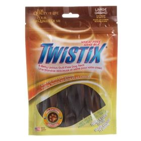 Twistix Wheat Free Dog Treats - Peanut Butter & Carob Flavor - (5.5 oz) (size: Large - For Dogs 30 lbs & Up)