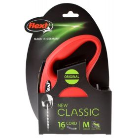 Flexi New Classic Retractable Cord Leash - Red (size: Medium - 16' Lead)