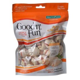 Healthy Hide Good 'n' Fun Triple-Flavor Bones - Beef, Pork & Chicken - Mini (size: 14 ct)