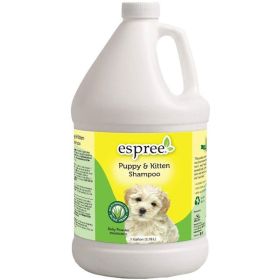 Espree Puppy and Kitten Shampoo with Organic Aloe Vera Baby Powder Fragrance (size: 1 Gal)