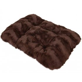 Precision Pet Cozy Comforter Kennel Mat - Brown (size: Size 2000 (23" x 16"))