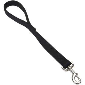 Coastal Pet Traffic Dog Leash Black  - 1" Wide (size: 18")