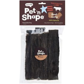 Pet 'n Shape Natural Beef Lung Strips Dog Treats (size: 3 oz)