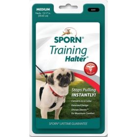 Sporn Original Training Halter for Dogs - Black (size: medium)