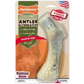 Nylabone Power Chew Antler Alternative Venison Flavor (size: large)