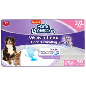 Hartz Home Protection Lavender Scent Odor Eliminating Dog Pads (size: Regular 30 ct)