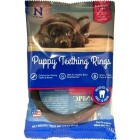 N-Bone Puppy Teething Rings Blueberry Flavor (size: 1 ct)