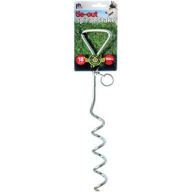 Prevue Pet Products Spiral Tie-Out Stake Heavy Duty (size: 18")