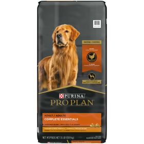 Purina Pro Plan Complete Essentials for Adult Dogs Chicken Rice (size: 35 lb)