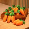 12 Plush Carrots Enrichment Dog Puzzle Toy/ Snuffle Mat